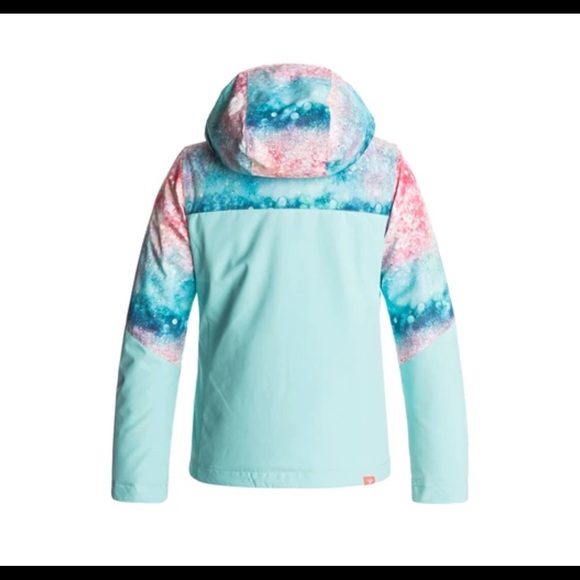 Roxy Other - ROXY JETTY BLOCK GIRLS JACKET - SOLAR GRADIENT sz 12
